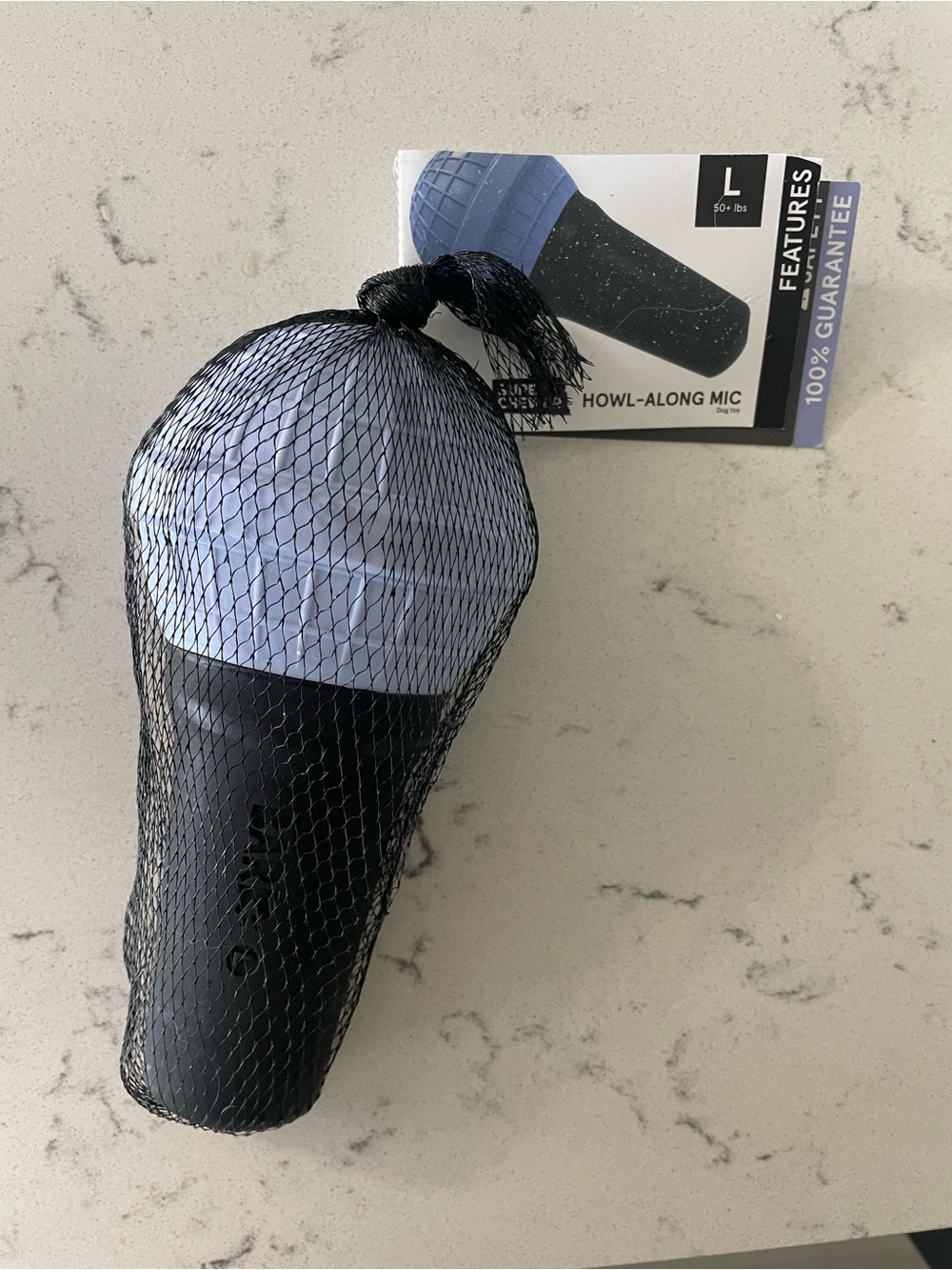 Howl-Along Mic BarkBox Superchewer Nylon Toy - Large